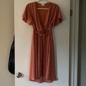 COPY - Pink polka dot dress